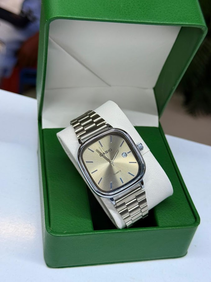 Casio Silver Original Watch (Light Dial)