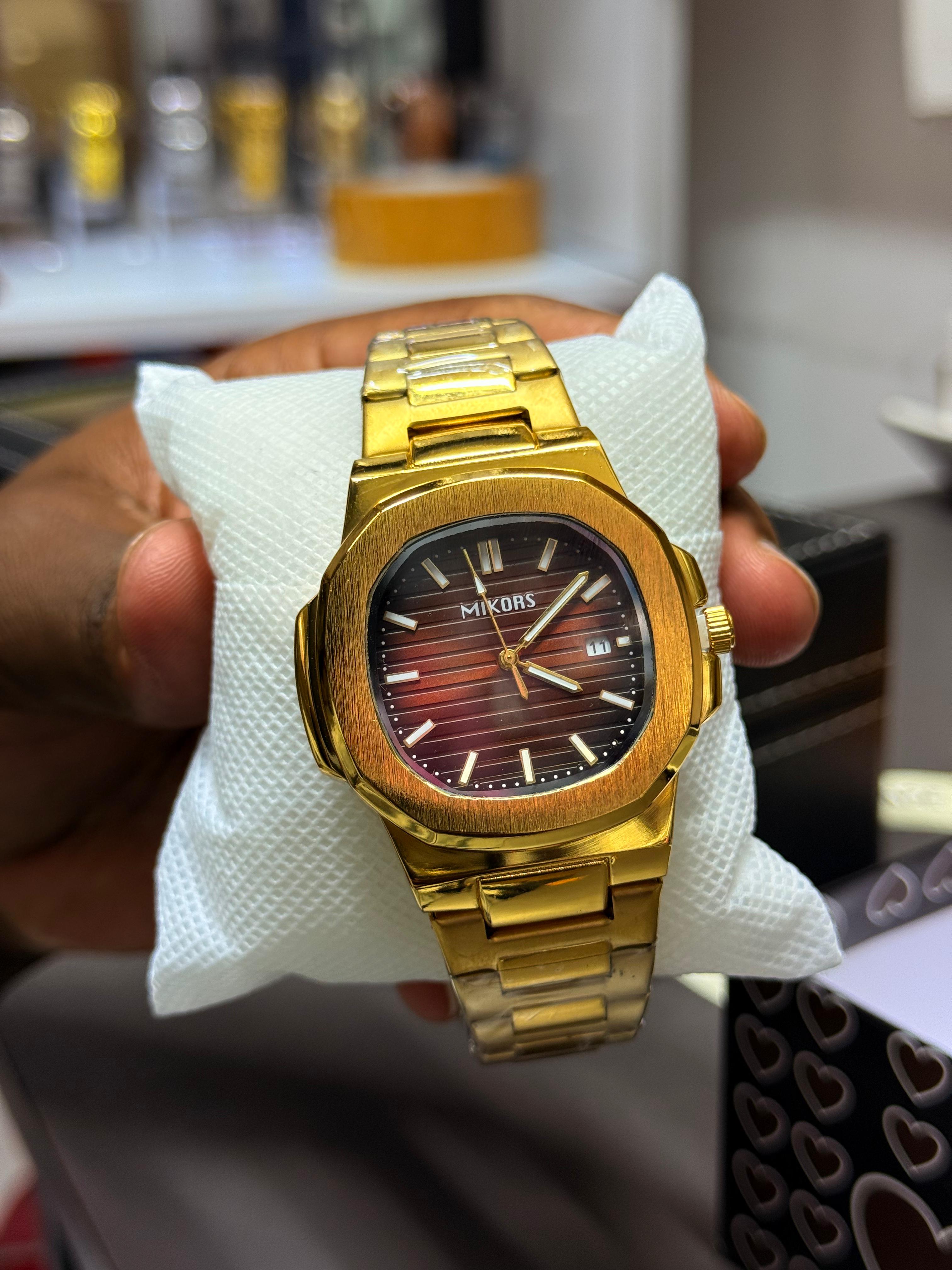Mikor Original Watch(Gold)