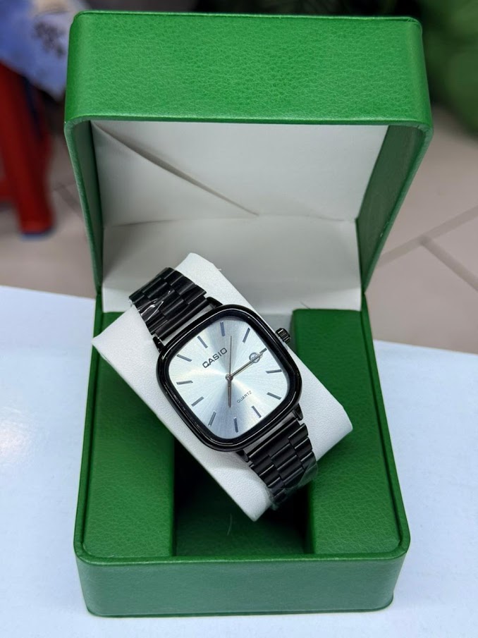 Casio Silver Original Watch (White Dial)