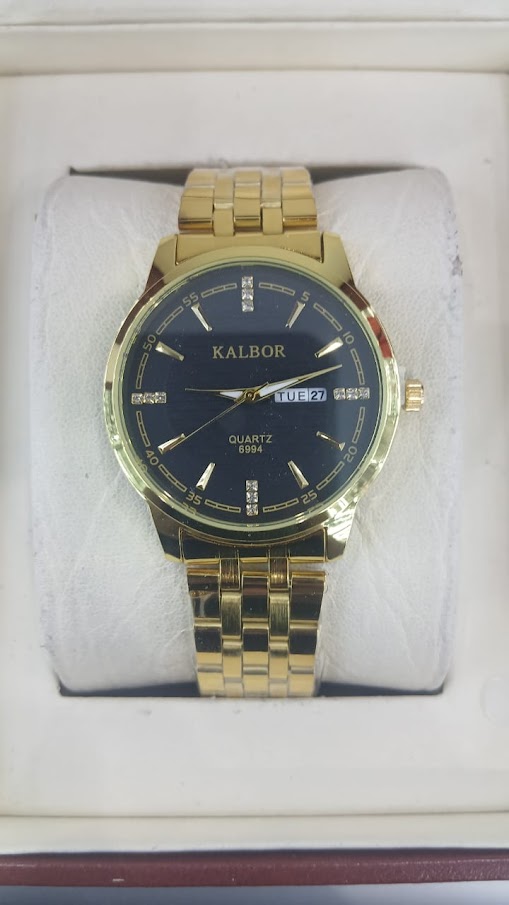 Kalbor Gold-Black Analog Watch