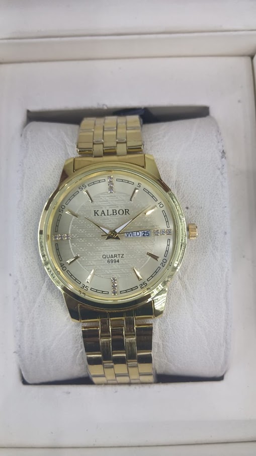 Kalbor Gold Champagne Dial Watch
