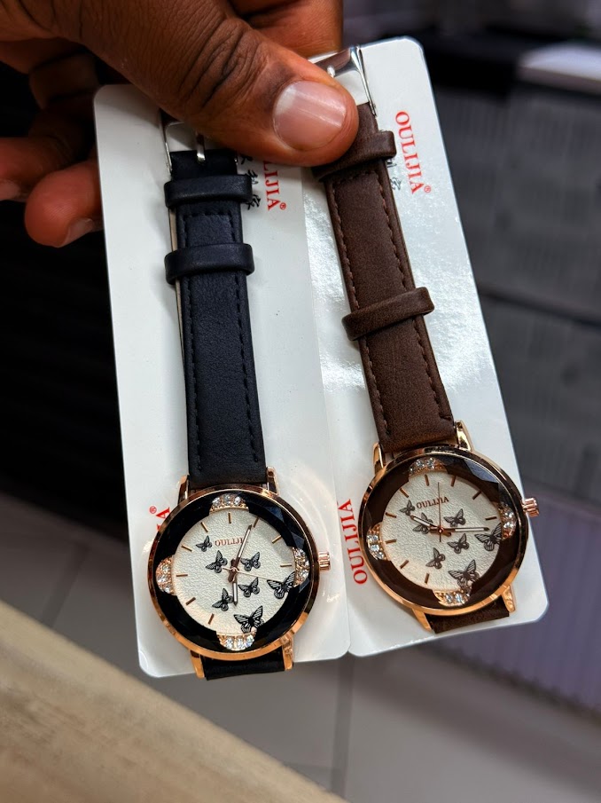 Ladies Magnetic Watch (Butterfly Dial)